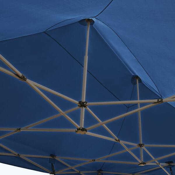 Miscool Avex 10 ft. x 15 ft. Blue Pop-Up Outdoor Canopy Tent