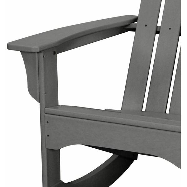 Hanover Composite All-Weather Adirondack Rocking Chair in