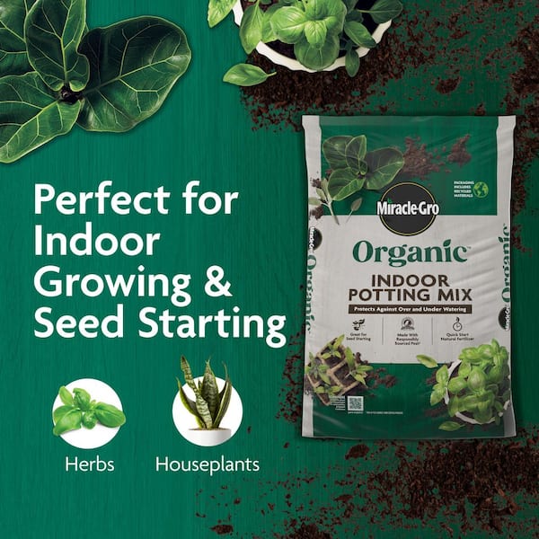 Miracle-Gro 16 Qt. Organic Indoor Potting Mix
