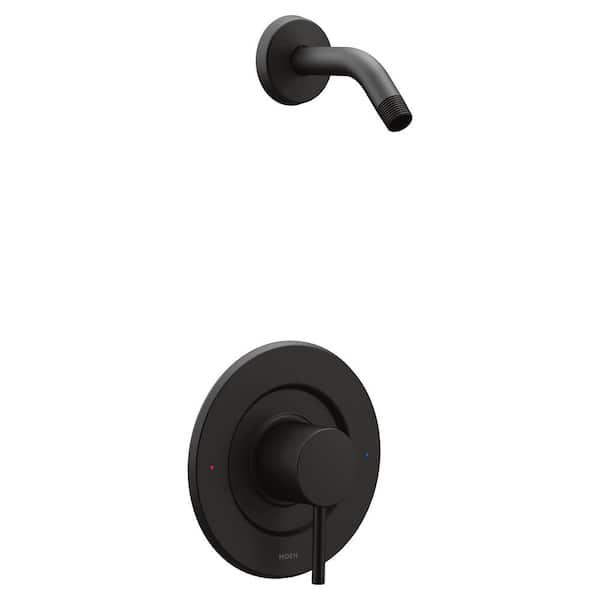 Align Single-Handle Posi-Temp Shower Faucet Trim Kit in Matte Black (Valve and Shower Head Not Included)