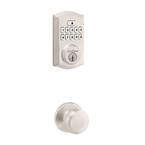 Kwikset SmartCode 260 Traditional Satin Nickel Keypad Single Cylinder ...