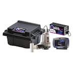 Storm Cell 1/3 HP Back-Up Pump System with Night Eye Alarm