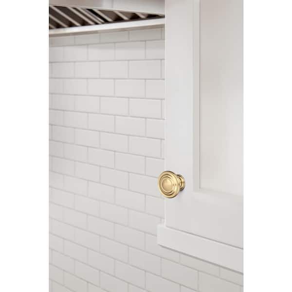 Inspirations 1-5/16 in. (33mm) Classic Champagne Bronze Round Cabinet Knob