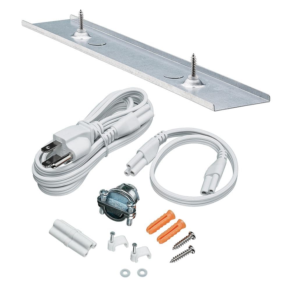 32 Inch White Adjustable Under Cabinet Light with Dim-To-Warm