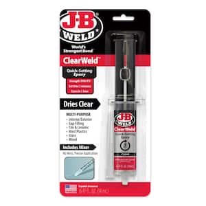 0.47 oz. ClearWeld Syringe Epoxy