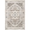 nuLOOM Oliveira Beige 8 ft. x 10 ft. Floral Medallion Fringe Indoor ...