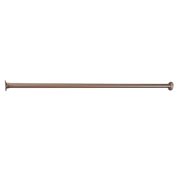 Barclay Products 84 in. Straight Shower Rod in Brushed Nickel