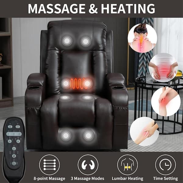 Gray Polyester Fabric Power Lift Recliner Living Room Sofa Chair with Remote