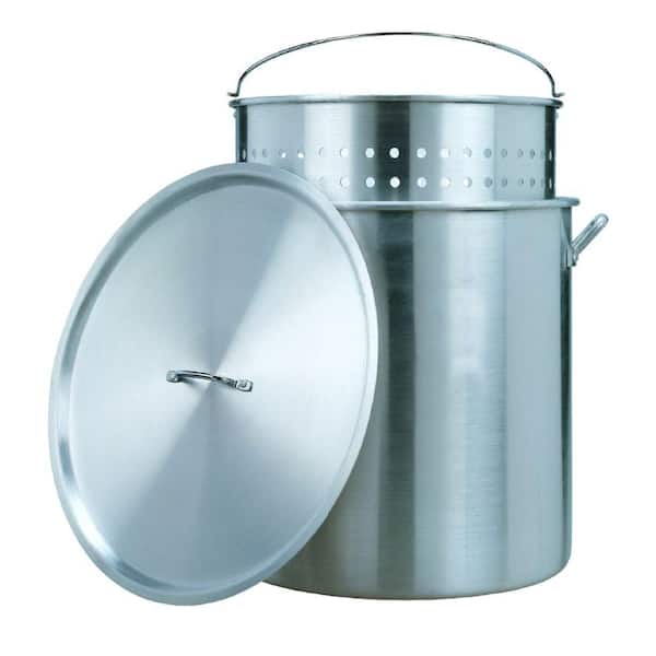 RiverGrille 42 qt. Aluminum Pot with Strainer Basket