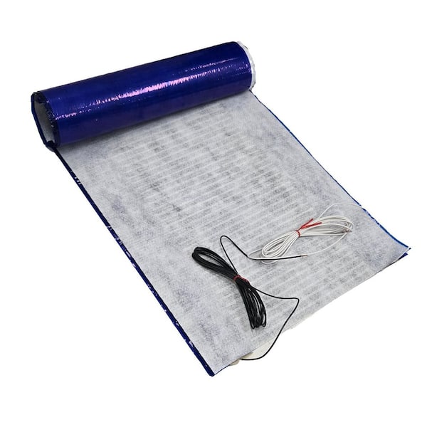 QuietWarmth 5 ft. x 18 in. 240-Volt Peel and Stick Radiant Floor Heating Mat for Tile and Glue-Down Floors (Covers 7.5 sq. ft.)