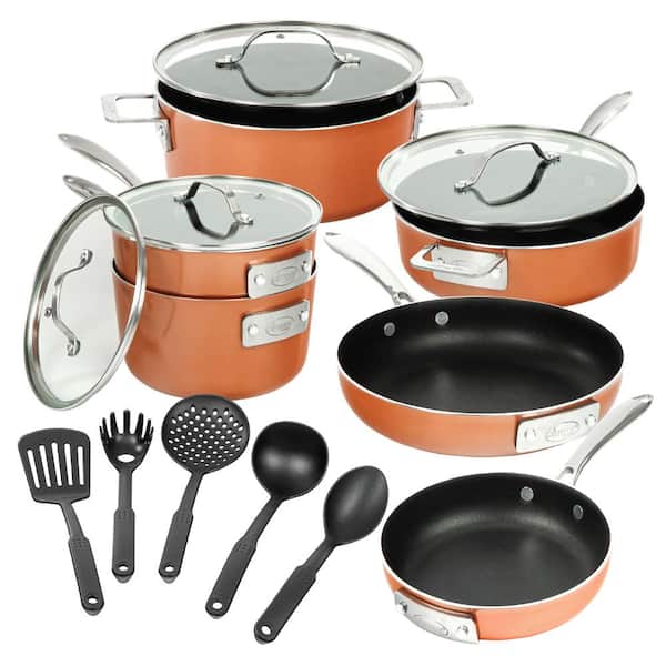 Gotham Steel Stackmaster Cookware Set - 10 Pieces for sale online