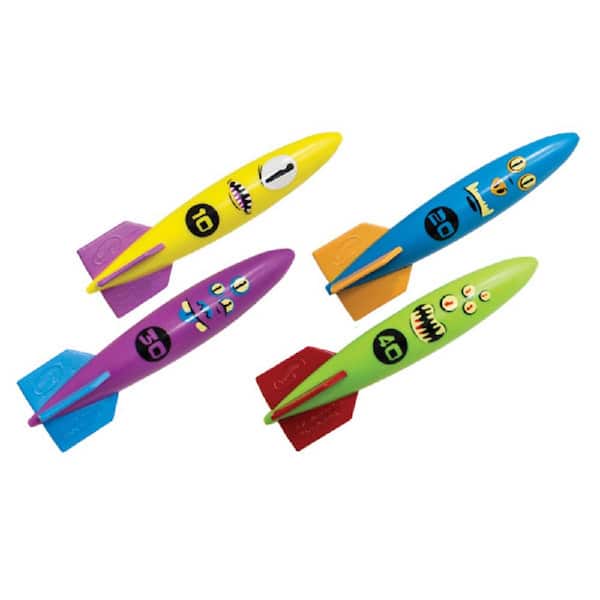 Swim Ways Toypedo Bandits Pool Dive Game (4-Pack)