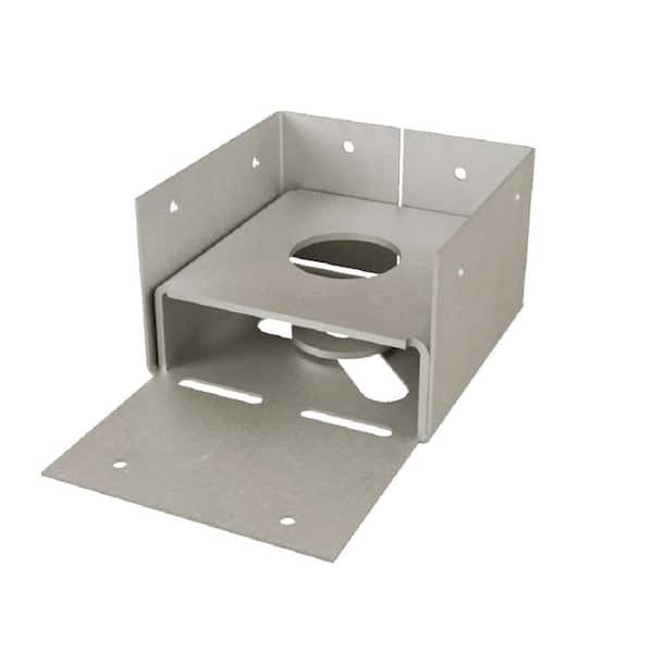 Unbranded 4 in. x 4 in. G185 4-Sided Post Anchor Base