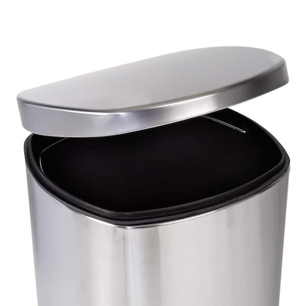 Genuine Joe Stainless Steel Trash Receptacle 30 Gal - Silver