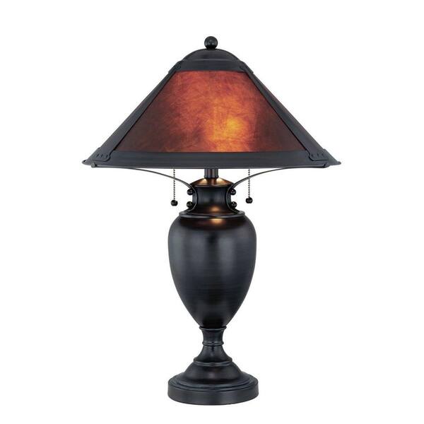 Illumine Designer 26 in. Dark Bronze Table Lamp