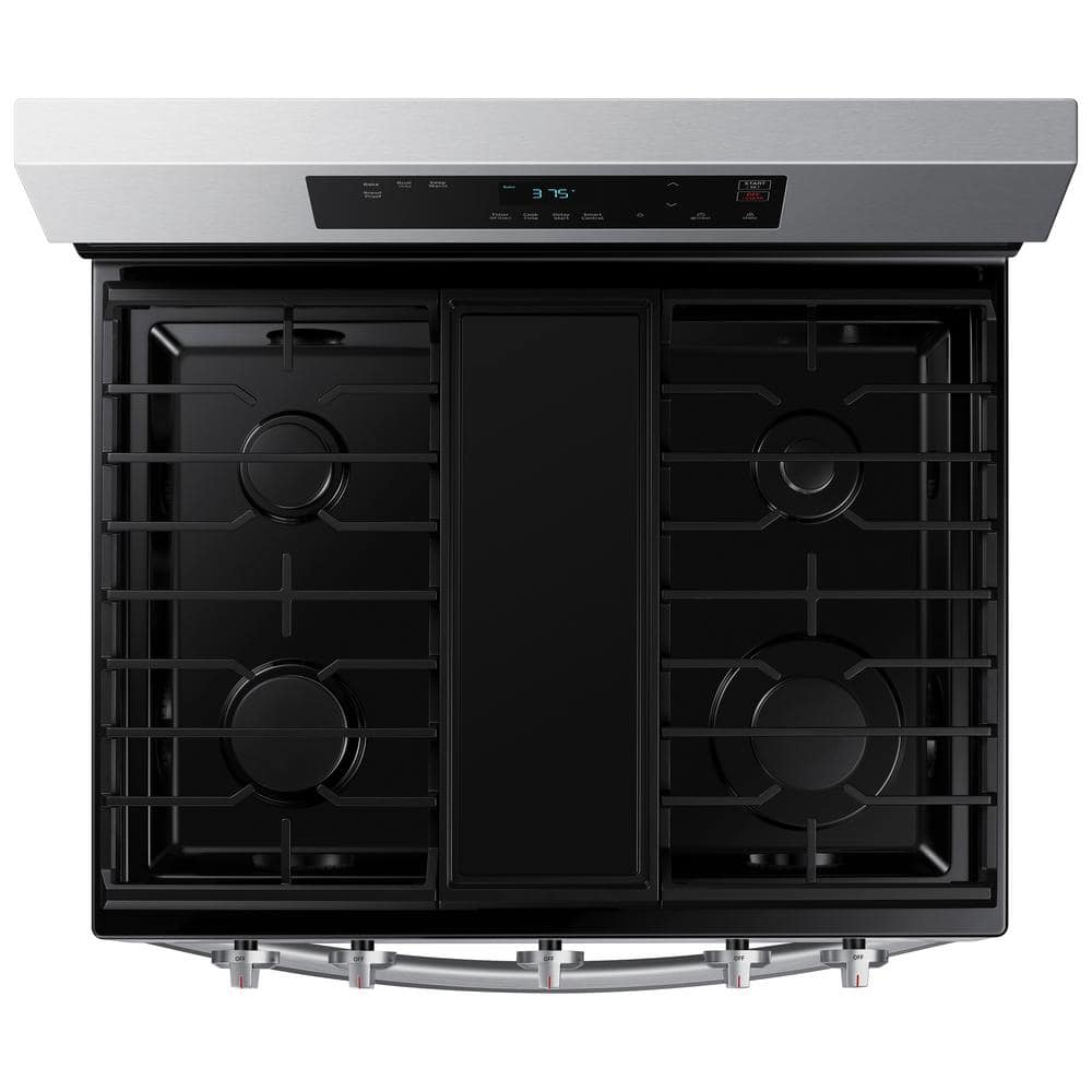 Samsung 30" Stainless Steel Freestanding Gas Range with Griddle