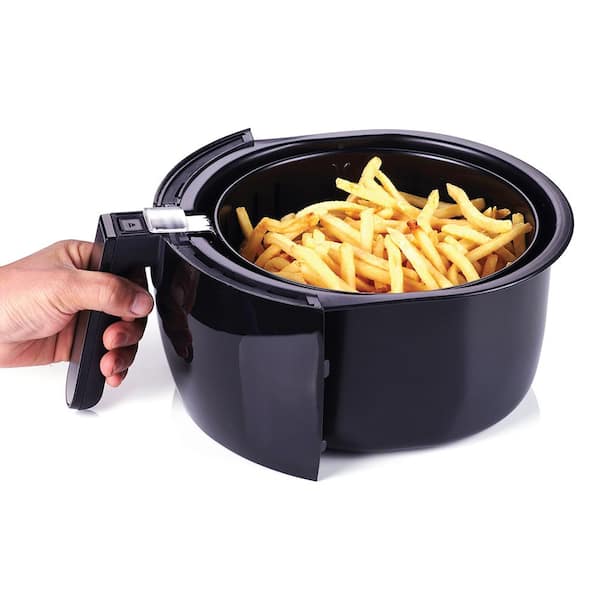 GoWISE 1400-Watt Electric Air Fryer with Touchscreen & 2.7 Qt Capacity Black 