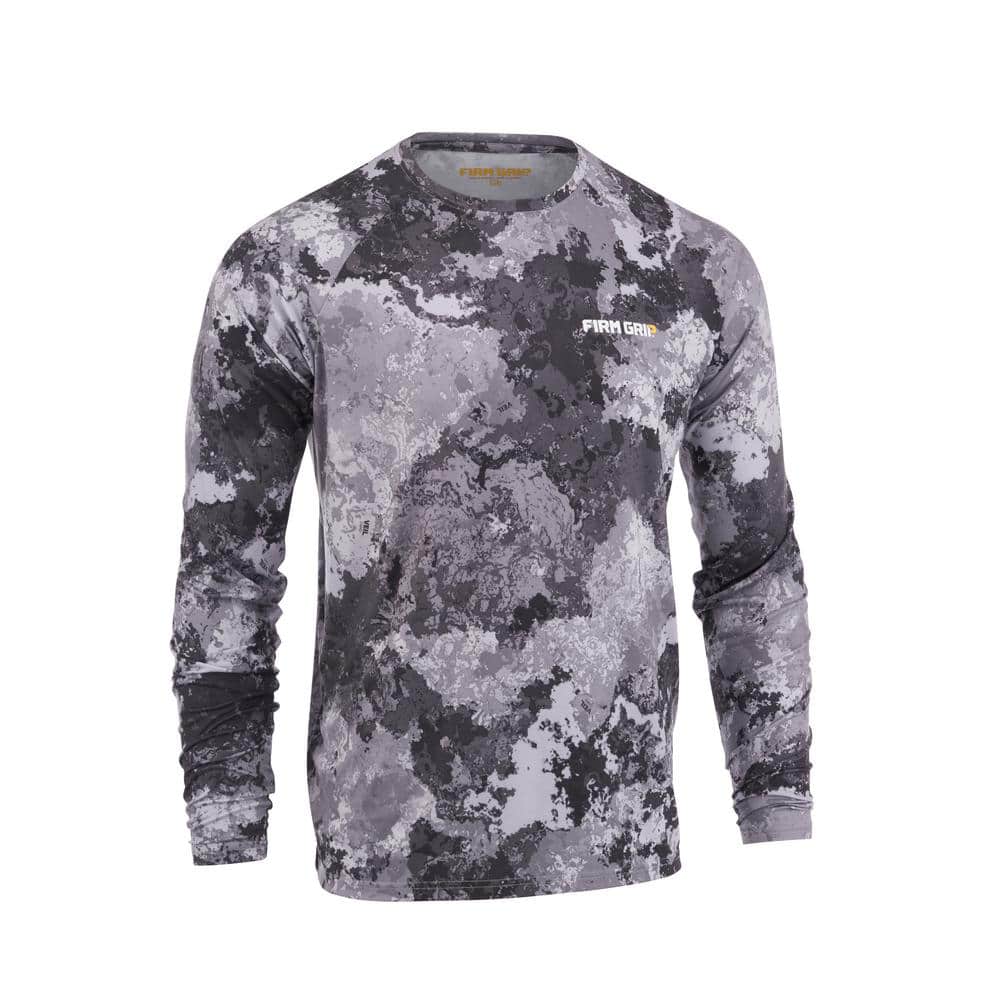 トップス cross fade print long sleeve tops gray M Overdyed Print Half-Sleeve Sweatshirt