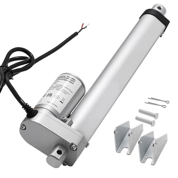 12V Linear Actuator, 8 In. High Speed 0.6 in. /s Linear Motion Actuator, 225lbs. /1000N with IP54 Protection