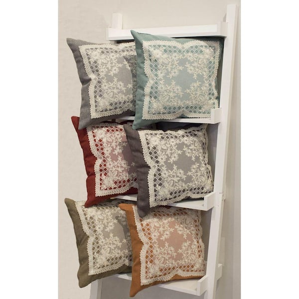 Creative Home Ideas Caisey Rust Standard Pillow Cover (Set of 2)