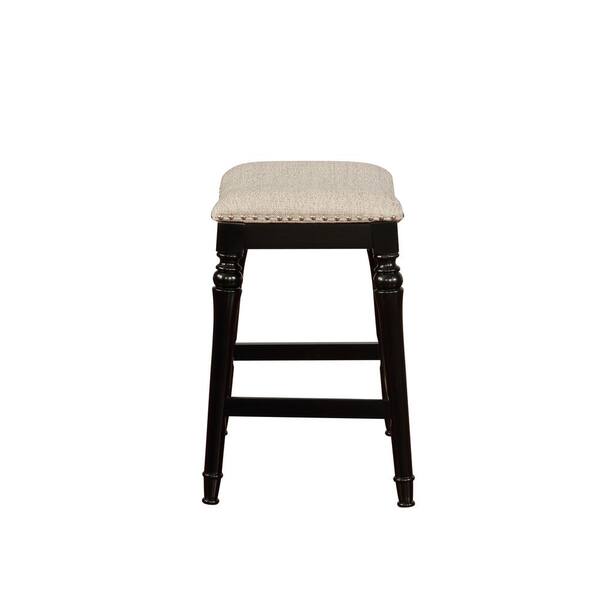Collins 24 In Black Counter Stool, Cute Black Bar Stools