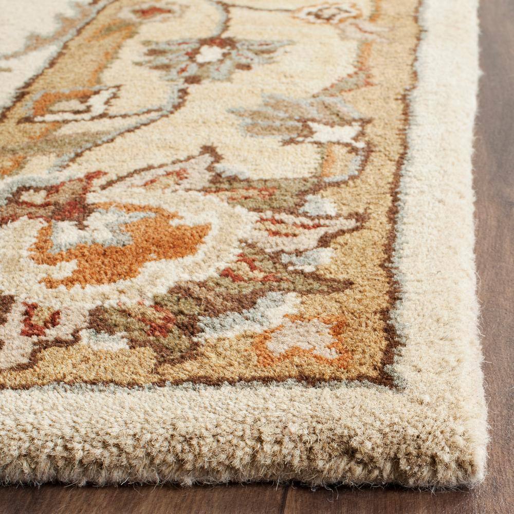Heritage Ivory Hand-Tufted Wool Area Rug 47"x5"