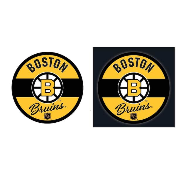Evergreen Boston Bruins 23 in. Round Vintage Logo Plug-in LED Lighted ...