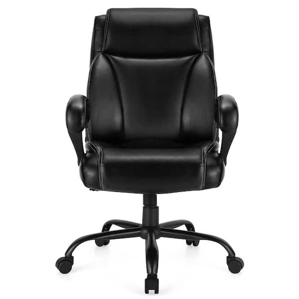 Big and Tall Office Chair 400lbs Wide Seat Ergonomic Desk Chair Rolling Swivel Mesh Computer Chair with Lumbar Support Adjustable Armrests Task