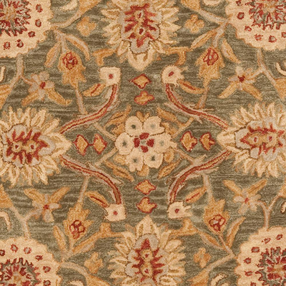 Anatolia Sage and Ivory Round Wool Area Rug