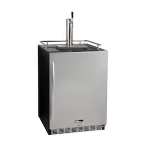 Digital Undercounter Full Size Beer Keg Dispenser with X-CLUSIVE Single Tap Premium Direct Draw Kit