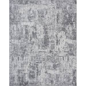 Cellini Abstract Gray 8 ft. x 10 ft. Indoor Area Rug