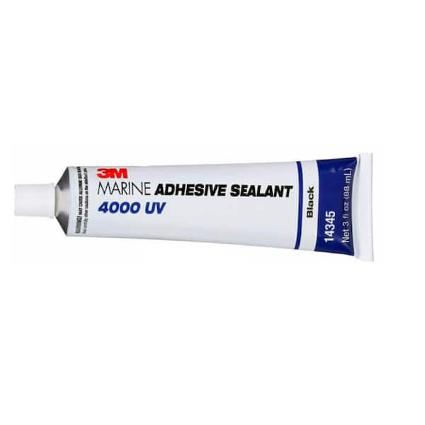 4000UV Fast Cure Sealant, Black, 3 oz. Tube