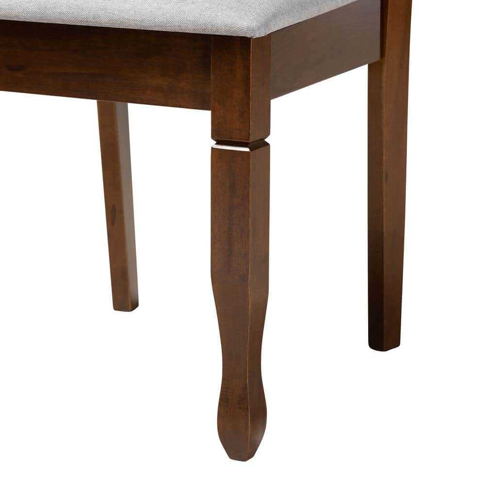 Augustine Sand Cane-Back Wood Side Chair