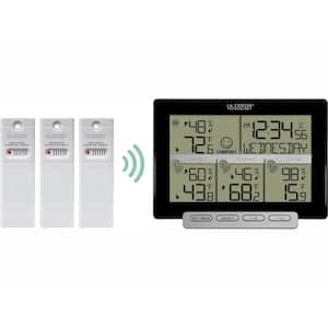 Wireless Digital Weather Station with 3 included transmitting sensors