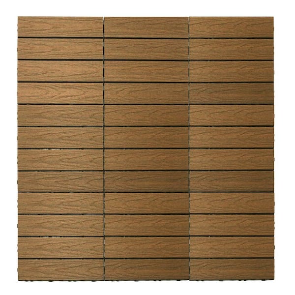NewTechWood UltraShield Naturale 1 ft. x 1 ft. Quick Deck