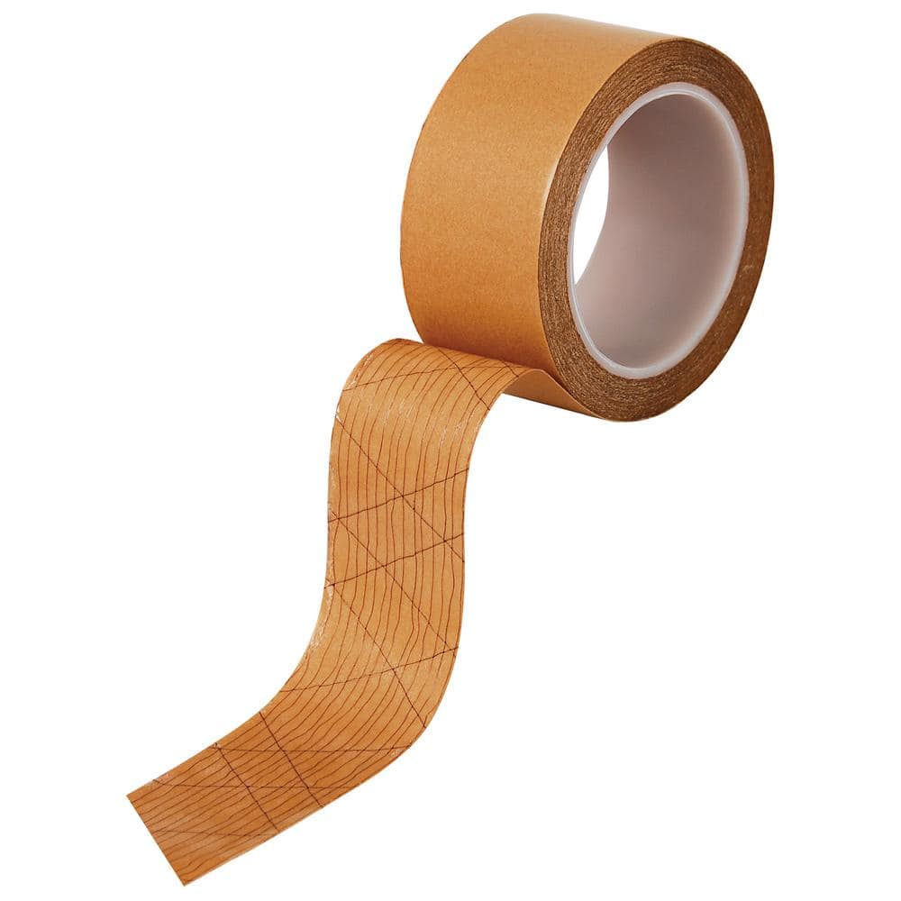 Double-Sided Carpet Tape - 90 Feet, 2 Inches Wide - Adhesive Keeps Rugs in Place on Carpet, Hardwood, Tile, Linoleum - Easily