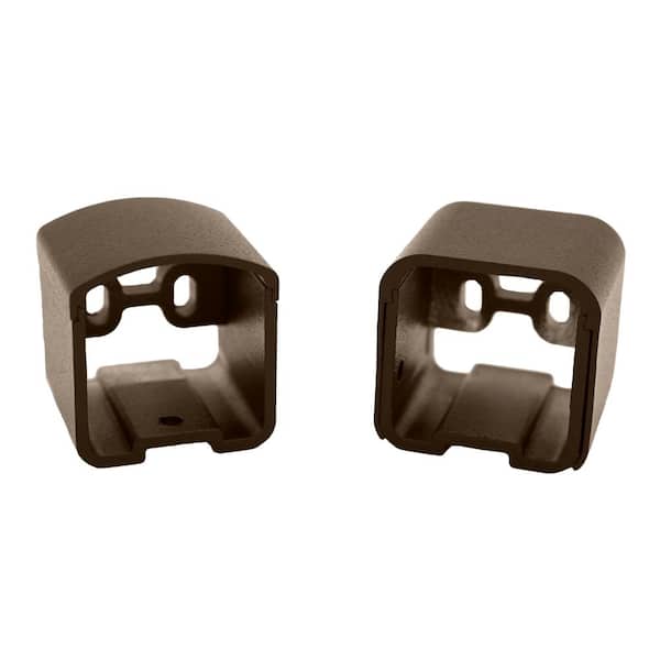 Pegatha Contemporary Aluminum Level Bracket Kit Brown Textured