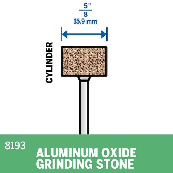 Dremel – 8193 pierres à poncer en oxyde d'aluminium, accessoire