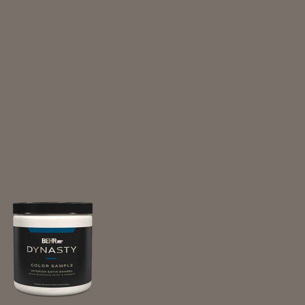 BEHR DYNASTY 8 Oz BNC 37 Gray Owl Satin Enamel Stain Blocking   Gray Owl Paint Colors Dy62316 64 1000 