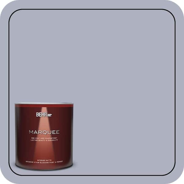 BEHR MARQUEE 1 Qt. #S550-3 Chivalrous One-Coat Hide Matte Interior Paint & Primer