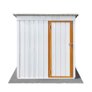 Installed 5 ft. W x 4 ft. D Metal Shed with Vents (20 sq. ft.)