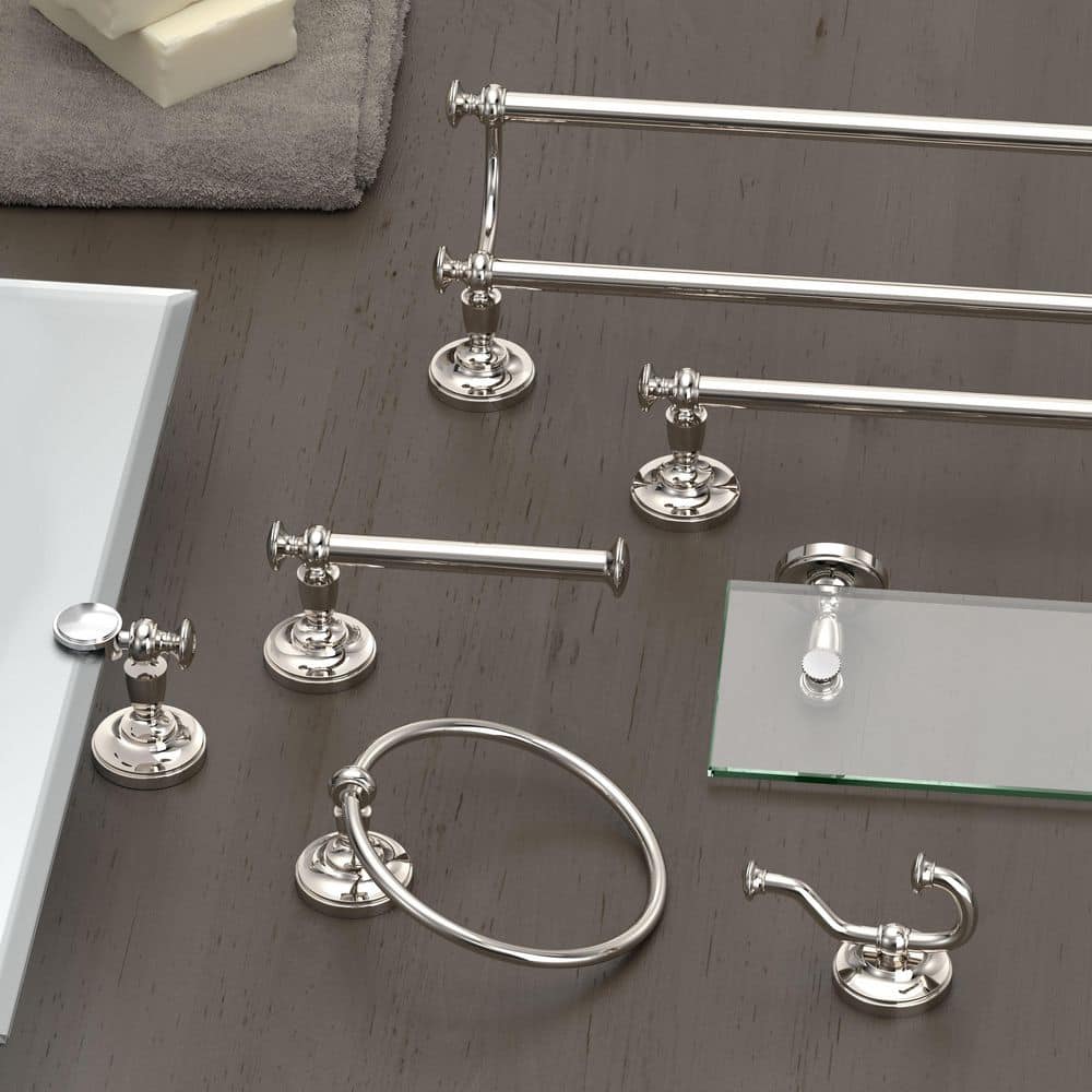Tavern Polished Nickel Wall Mounted Toilet Paper Holder