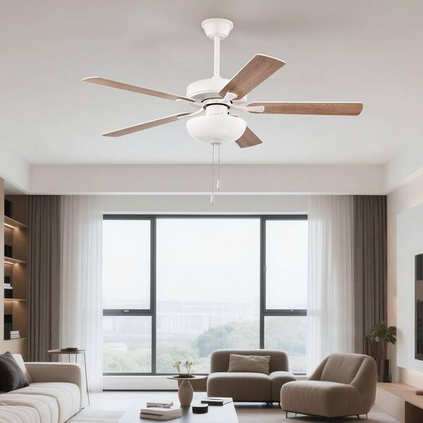 Reviews for Edvivi 52 in. Indoor White 5-Blade Farmhouse
