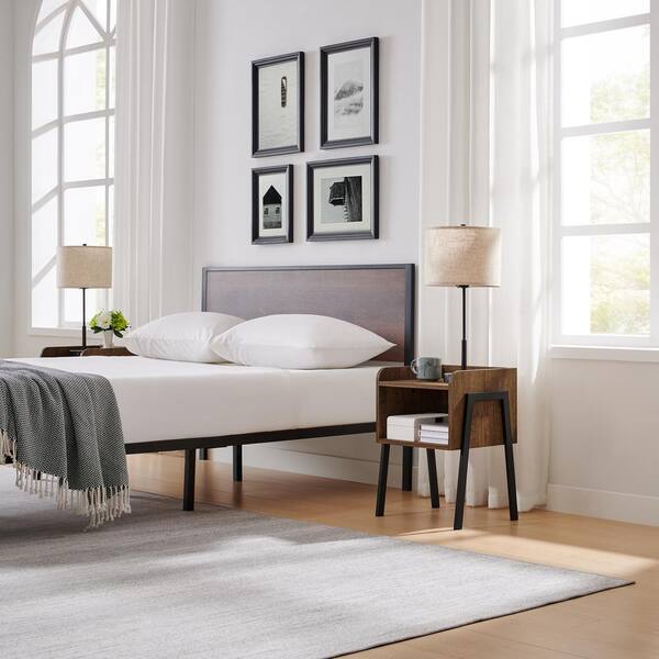 DANYA B Kazuyo 16.5 in. X 13.875 in. Mid-Century Modern Black