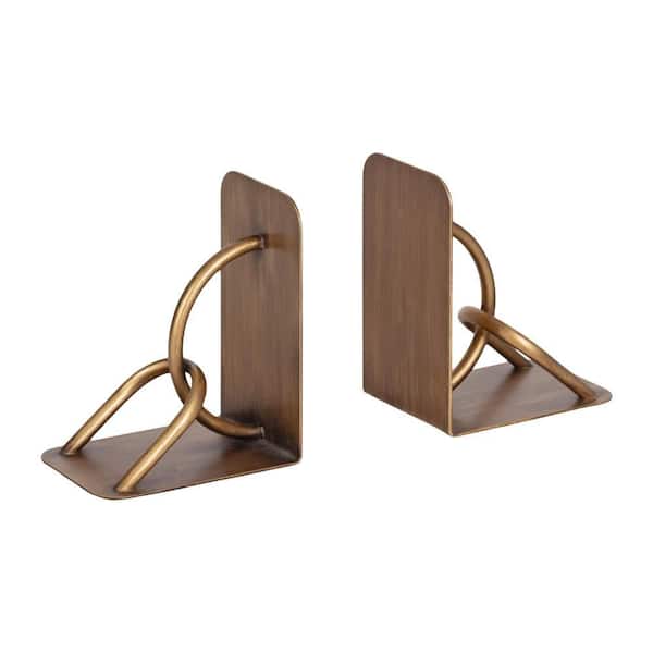 Chenery Gold Link Metal Bookends