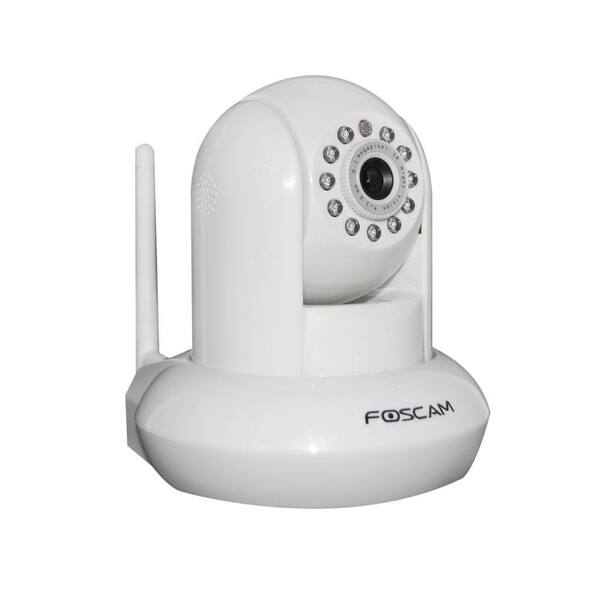Foscam FI8910 Wireless 480p Dome-Shaped IP Surveillance Camera - White