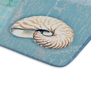 Sea Shells Rectangle Kitchen Mat 22in.x 35in.