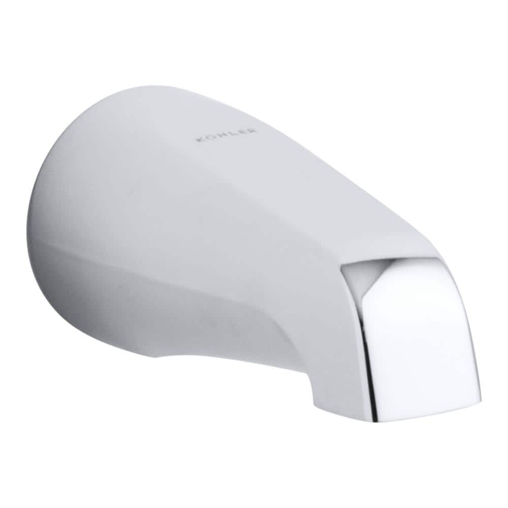 Devonshire Wall-Mount Non-Diverter Bath Spout with NPT Connection in Polish