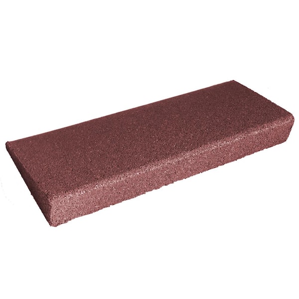 Eco-Safety 2.5 in. T x 6 in. W x 19.5 in. L Terra Cotta Commercial Interlocking Rubber Flooring Ramp (20-Pack) (1-PF)