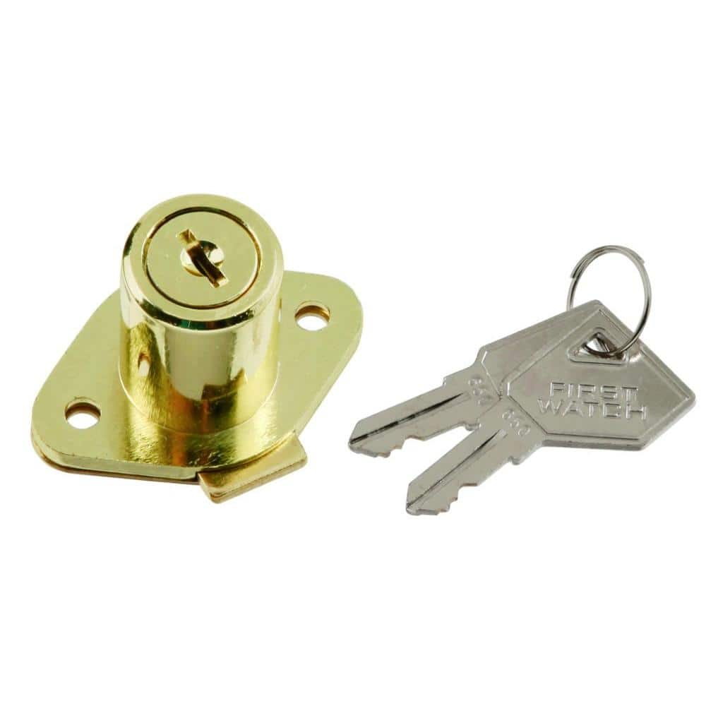 2 Pack Refrigerator Door Locks with 4 Keys, File Drawer Lock